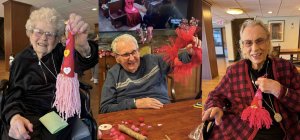 Love is in the Air: Crafting Connections at St. Monica’s